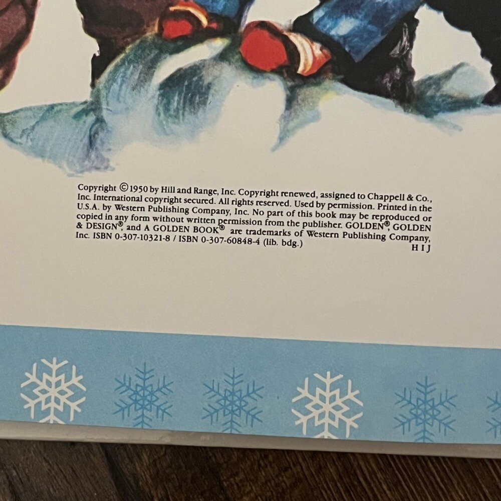 Frosty the Snowman a Big Golden Book Vintage 1950 Hardcover - Picture 5 of 8